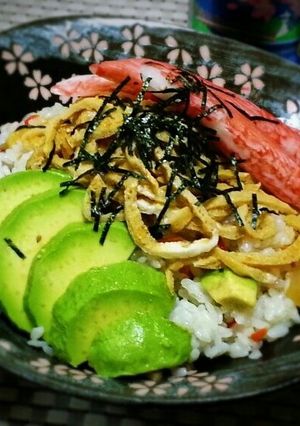 ★パパでも出来る★鮮やか三色ちらし寿司-レシピのメイン写真