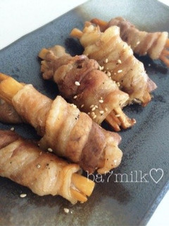 エリンギの肉巻き♡-レシピのメイン写真