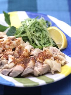 ゆで鶏のアジアンソース-レシピのメイン写真