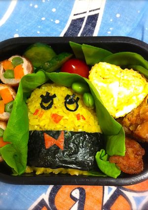 ふなっしー♥カレーキャラ弁当-レシピのメイン写真