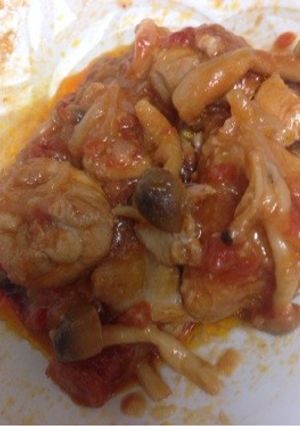 鶏肉のトマト煮込み-レシピのメイン写真