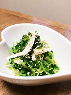 豆苗のササミあえ-レシピのメイン写真