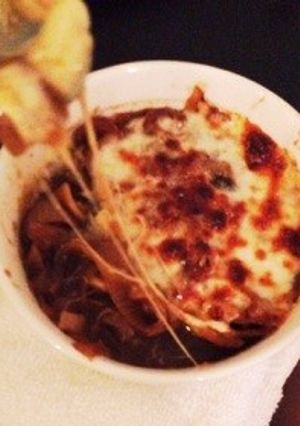 フレンチオニオンスープ(パスタ入り)-レシピのメイン写真
