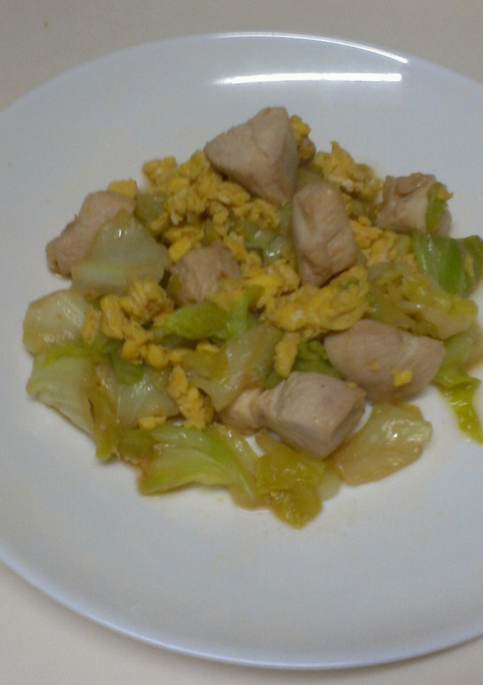 キャベツとお肉の中華風炒め-レシピのメイン写真