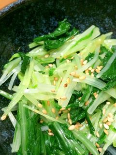 水菜のお浸しの一番美味しい食べ方-レシピのメイン写真