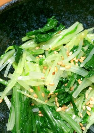 水菜のお浸しの一番美味しい食べ方-レシピのメイン写真