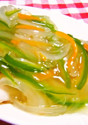 和♡白身魚の野菜あんかけ-レシピのメイン写真