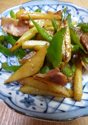 じゃがいもとピーマンの炒め物-レシピのメイン写真