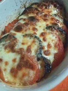 トマトとナスの重ね焼き-レシピのメイン写真