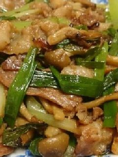 豚肉と分葱のオイスターソース炒め-レシピのメイン写真