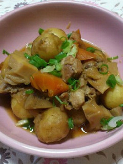 新じゃが☆竹の子☆鶏もも肉の春沢山煮物★-レシピのメイン写真
