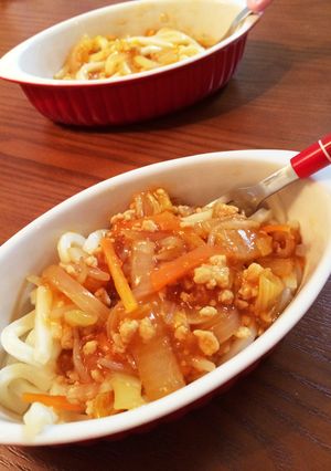 子供大好き♪ケチャップ風味あんかけうどん-レシピのメイン写真
