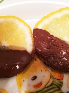レモンの砂糖漬けチョコレート-レシピのメイン写真