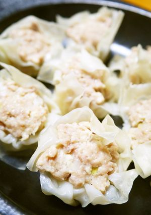 豚ミンチ＆豆腐でヘルシー！フライパン焼売-レシピのメイン写真