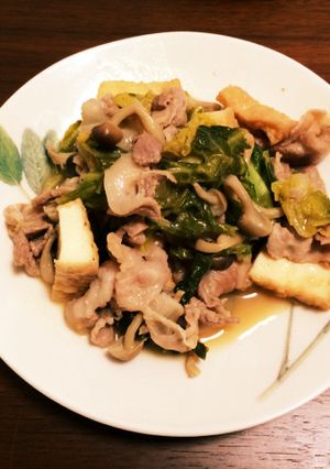味噌仕立て☆キャベツと豚肉の蒸し焼き-レシピのメイン写真
