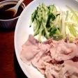 旨っ☆茹で薄切り豚バラの香味ソース☆