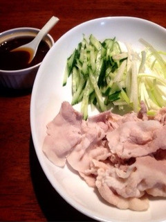 旨っ☆茹で薄切り豚バラの香味ソース☆-レシピのメイン写真