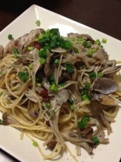 あさりときのこのパスタ♪-レシピのメイン写真