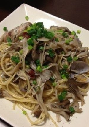 あさりときのこのパスタ♪-レシピのメイン写真