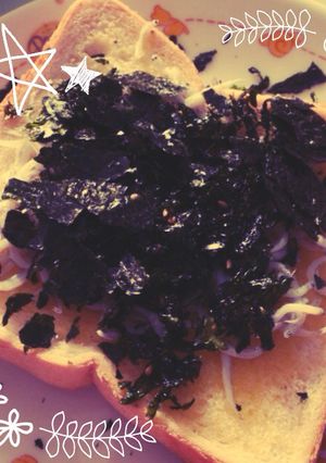 忙しい朝に☆簡単しらす海苔トースト-レシピのメイン写真