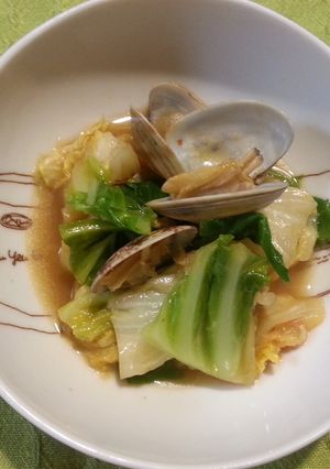あさりと春キャベツの蒸し焼き-レシピのメイン写真