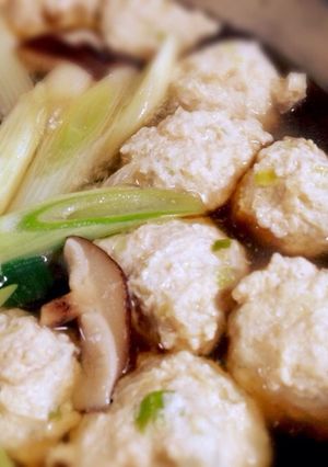 鍋に汁物アレンジ自在！鶏団子（つみれ）-レシピのメイン写真