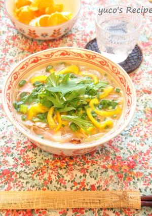 そうめんでアジアン♪お手軽フォー-レシピのメイン写真