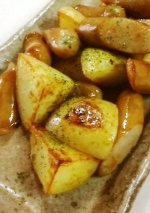 新じゃがとウィンナーのバター醤油炒め-レシピのメイン写真