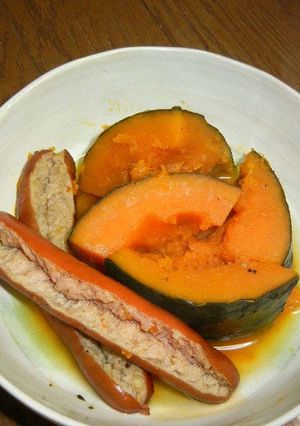 カボチャとソーセージのコンソメ煮-レシピのメイン写真