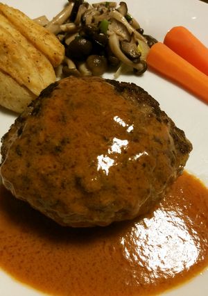 基本のハンバーグ-レシピのメイン写真