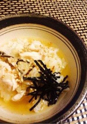 【10分】夜食に☆ササミわさびおろし茶漬-レシピのメイン写真
