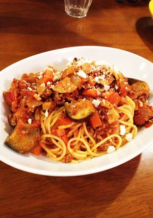 食べ応えあり☆ミートソーススパゲティ-レシピのメイン写真