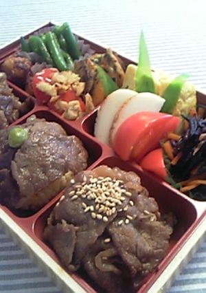 *:*.焼肉おにぎり弁当.*:*-レシピのメイン写真