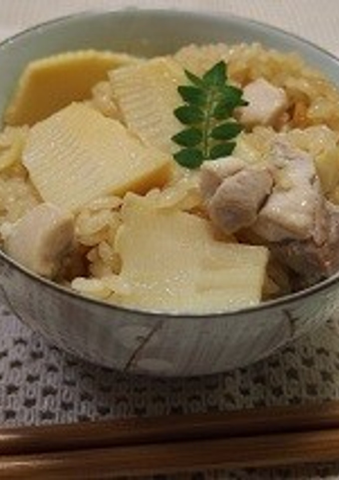 炊飯器で簡単！たけのこ鶏めし-レシピのメイン写真