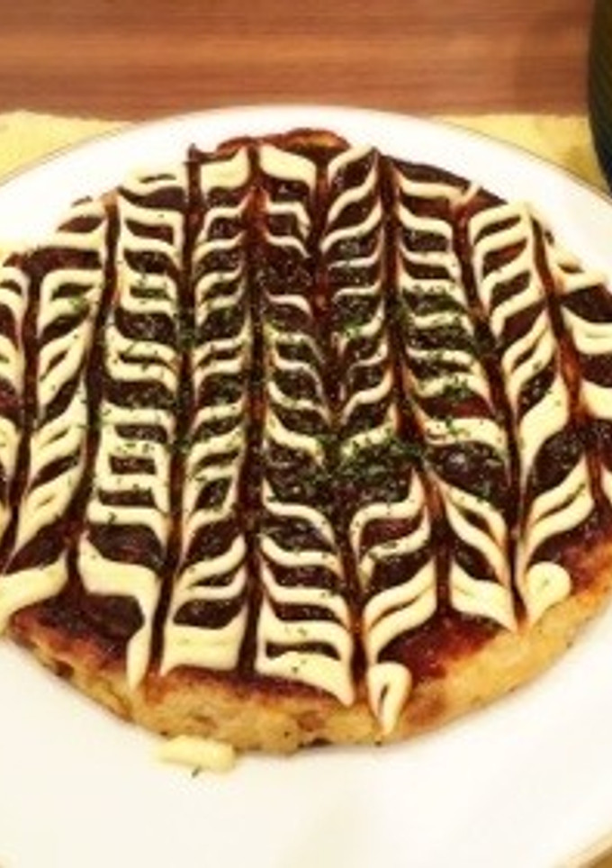 ふわふわヘルシー☆豆腐と納豆のお好み焼き-レシピのメイン写真