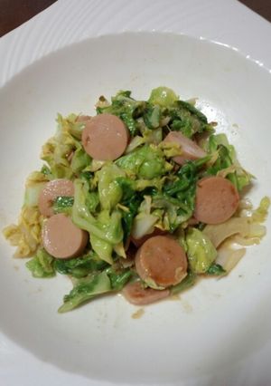 超～簡単！材料３つの濃厚キャベツ炒め-レシピのメイン写真