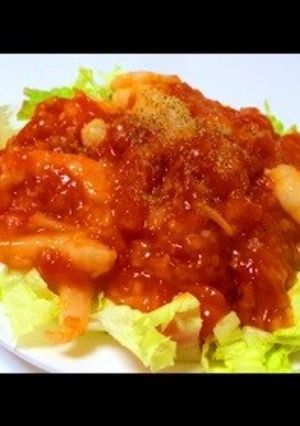 海老チリ-レシピのメイン写真