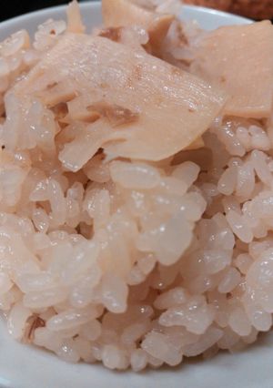 しっかり味のタケノコご飯-レシピのメイン写真