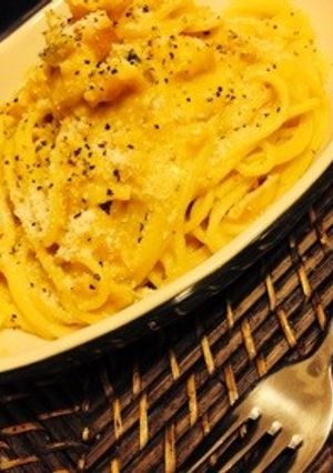 かぼちゃとベーコンのクリームパスタ-レシピのメイン写真