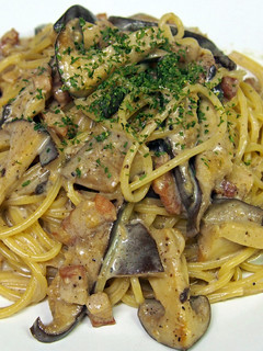 大黒本しめじのクリームパスタ-レシピのメイン写真