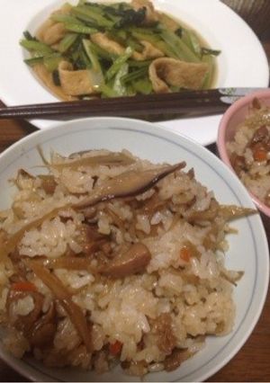炊きこまない！美味しい鶏ゴボウ飯♡-レシピのメイン写真