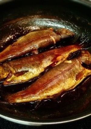 旦那君の☆ニジマスの甘露煮-レシピのメイン写真