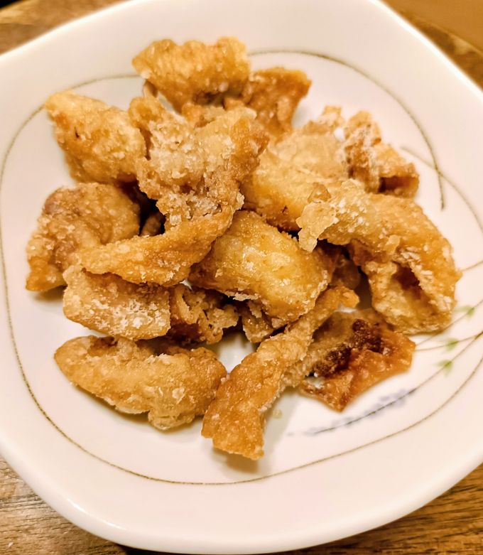 おつまみに!鶏皮のやみつきパリパリ揚げ-レシピのメイン写真