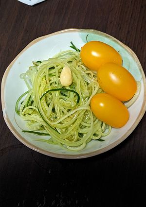 キュウリ de 素麺風-レシピのメイン写真