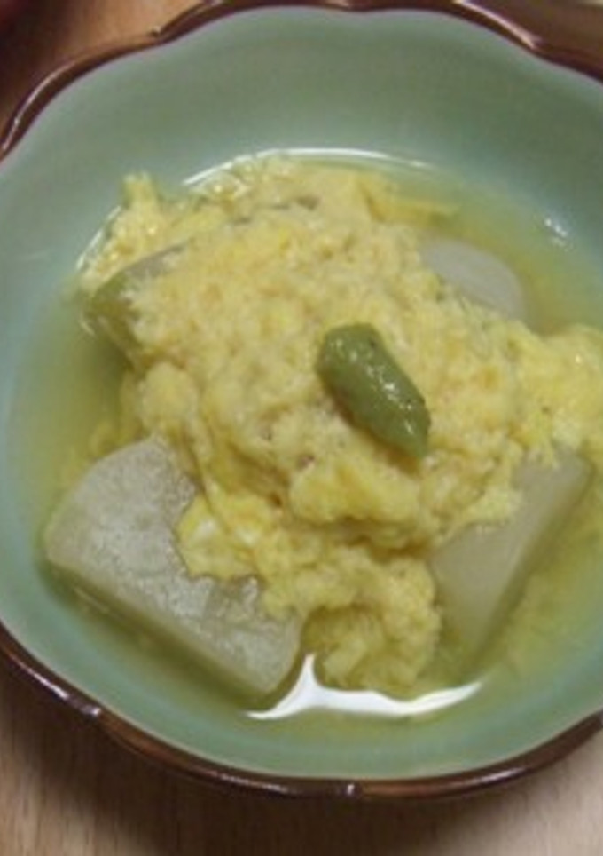 京風　かぶの炊いたん　とろりん卵かけ-レシピのメイン写真