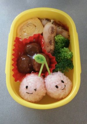 さくらんぼのお弁当-レシピのメイン写真
