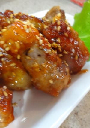 お弁当に豚肉の甘酢炒め-レシピのメイン写真