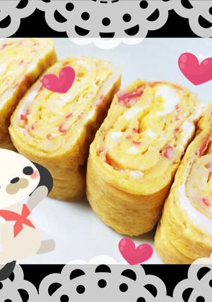 お弁当に♪かに玉風玉子焼き(^^)-レシピのメイン写真