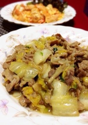 白菜と豚肉の塩あんかけ(^^)-レシピのメイン写真