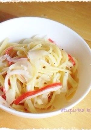 ランチに☆タケノコと新玉ねぎのスパゲティ-レシピのメイン写真